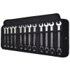 SW-Stahl 03520L kombinēto sprūdrata uzgriežņu atslēgu komplekts, 8-19 mm, grozāms, 12 gab.