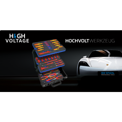 SW-Stahl V1000 VDE ツールセット、51 個