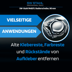 SW-Stahl 94857L Radierscheibe, 90 mm