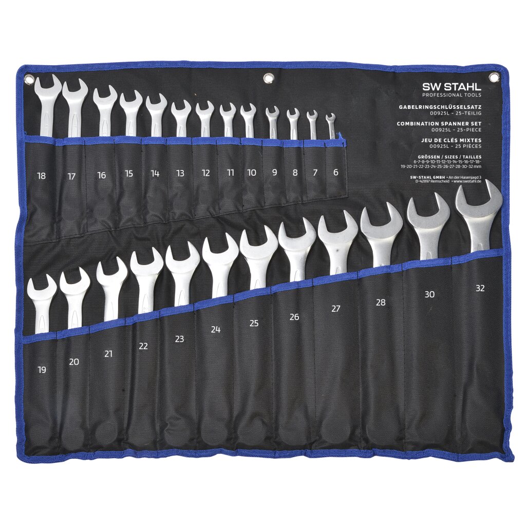 STANLEY Maulschlüssel 1-95-776 Ring-Maulschlüssel-Set FatMax, 6-22 Mm