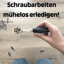 SW-Stahl 05790L Umschaltknarre, 1/4" Zoll, ergonomisch