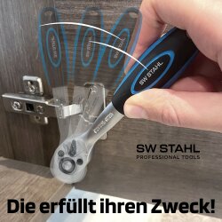SW-Stahl 05790L Umschaltknarre, 1/4" Zoll, ergonomisch