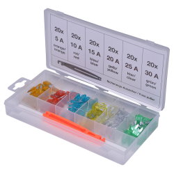 Asortiman varovalk SW-Stahl S8115, 121 kosov