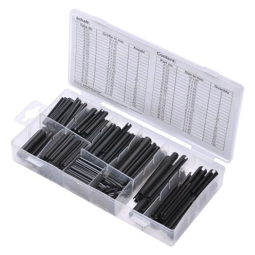 SW-Stahl S8054 hul splittstift / fjærstift sortiment, 450 stk.