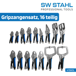 Set de clești de blocare SW-Stahl 41560L, 16 bucăți