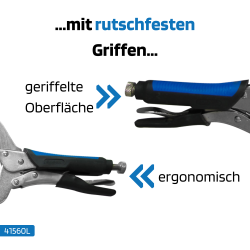 Set de clești de blocare SW-Stahl 41560L, 16 bucăți