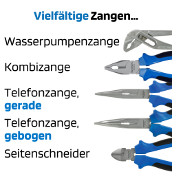 SW-Stahl Z1120 tångset, 5 st