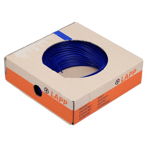 Lapp 4510162 PVC Conducteur unique H05V-K 0,75 mm² bleu outremer 100m
