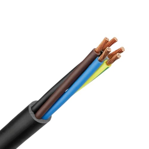 Lapp 16001043 H07RN-F 5G1,5mm² rubberen kabel met groen-gele aardgeleider 5x1,5mm²