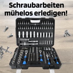 ÐšÐ¾Ð¼Ð¿Ð»ÐµÐºÑ‚ Ð³Ð°ÐµÑ‡Ð½Ð¸ ÐºÐ»ÑŽÑ‡Ð¾Ð²Ðµ SW-Stahl 07784L, 1/4", 3/8", 1/2" Ð¸Ð½Ñ‡Ð°, 184 Ñ‡Ð°ÑÑ‚Ð¸ I ÐºÑƒÑ‚Ð¸Ñ Ñ Ñ‚Ñ€ÐµÑÑ‡Ð¾Ñ‚ÐºÐ° I ÐºÑƒÑ‚Ð¸Ñ Ñ Ñ‚Ñ€ÐµÑÑ‡Ð¾Ñ‚ÐºÐ° I ÐºÑƒÑ‚Ð¸Ñ Ñ Ð³Ð°Ð¹ÐºÐ¸