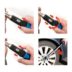 Delavniški momentni ključ SW-Stahl 03885L, 1/2 cola, 60-340 Nm