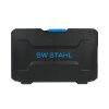 SW-Stahl 07748L Steckschlüsselsatz 1/4" Zoll Sechskant I Werkzeugkoffer 48-teilig I Knarrenkasten klein I Ratschenkasten für Auto I Nusskasten mit Ratsche I Steckschlüssel und Bitsatz