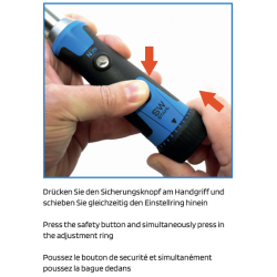 SW-Stahl 03873L Profi Drehmomentschlüssel, 1/2" Zoll, 20-100 Nm