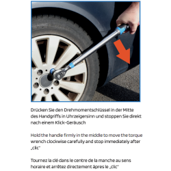 SW-Stahl 03873L Profi Drehmomentschlüssel, 1/2" Zoll, 20-100 Nm