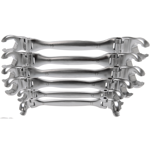 SW-Stahl 01488L stabdžių linijos veržliarakčių rinkinys, 6 vnt