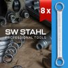 SW-Stahl 00170L Doppelringschlüsselsatz, 6-22 mm, 8-teilig