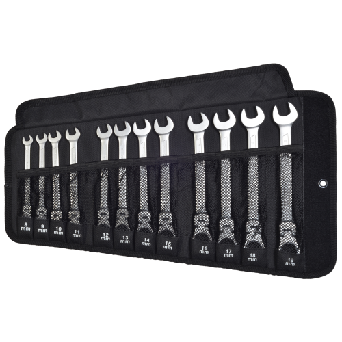 SW-Stahl 03530L σετ κλειδιών με καστάνια συνδυασμού, 8-19 mm, με άρθρωση, 12 τεμάχια