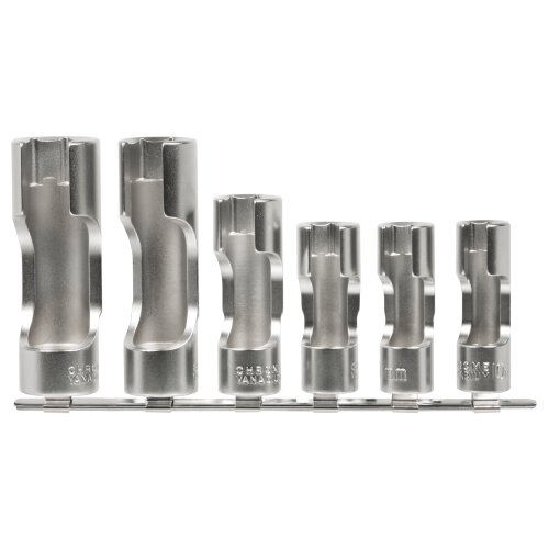 SW-Stahl 01482L Sockets, 3/8" inch, 10-19 mm, open, 6 pieces