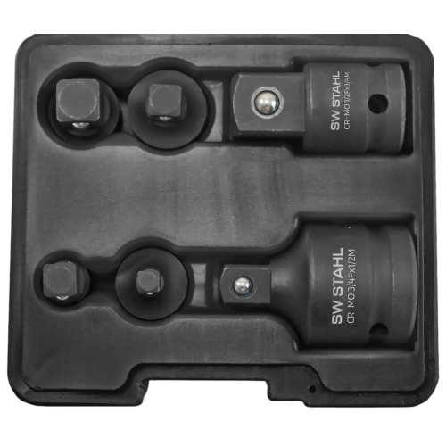 SW-Stahl 07930L ÐšÐ¾Ð¼Ð¿Ð»ÐµÐºÑ‚ Ð°Ð´Ð°Ð¿Ñ‚ÐµÑ€Ð¸ IMPACT, 1/4"-3/4", 6 Ñ‡Ð°ÑÑ‚Ð¸