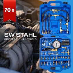 SW-Stahl 26073L benzino slėgio matuoklis, 0-8 barai, 70 vnt.