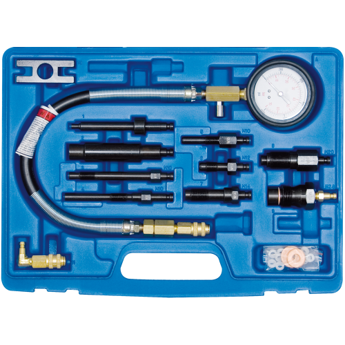 SW-Stahl 26071L Kompressionsdruckprüfer, 0-70 bar, 13-teilig
