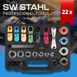 SW-Stahl 61717L Leitungsverbinder-Lösesatz, universal, 22-teilig