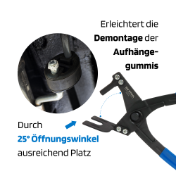 SW-Stahl 26003L Ausdrückzange Auspuffgummis