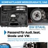 SW-Stahl 301050L Kompaktlager Werkzeugsatz, VAG, 16-teilig