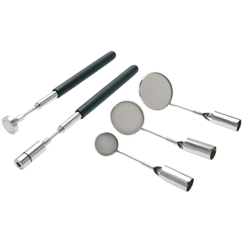 SW-Stahl 30016L LED magnetinis keltuvas ir veidrodžių komplektas, ištraukiamas