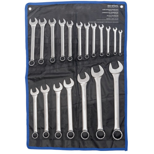 SW-Stahl 00919L Gabelringschlüsselsatz, 8-32 mm, 19-teilig
