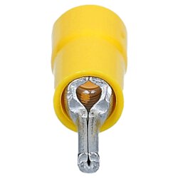 Cembre GF-P10 pin cable lug insulated 10mm yellow
