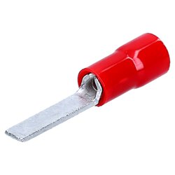 Cembre RF-PP12 cosse plate isolée 22,9mm long rouge