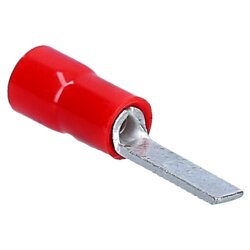 Cembre RF-PP12/1 plattstift kabelsko isolerad 21,4 mm lång röd