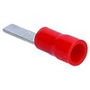 Cembre RF-PP12/1 Cosse plate isolée 21,4mm long rouge