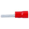 Cembre RF-PP12/1 Terminal de cable de clavija plana aislada de 21,4 mm de longitud rojo