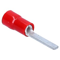 Cembre RF-PP12/23 ploché kabelové oko izolované 23,3 mm dlouhé červené