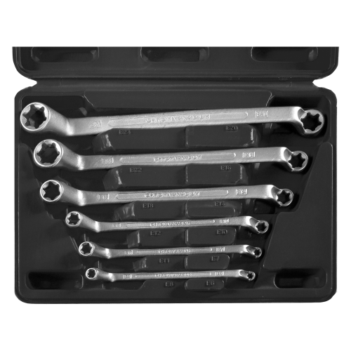 SW-Stahl 01580L set chei inelare duble, profil E, E6-E24, decalat, 6 buc.