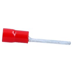 Cembre RF-PP16/23 cable de clavija plana con aislamiento de 27,3 mm de longitud rojo