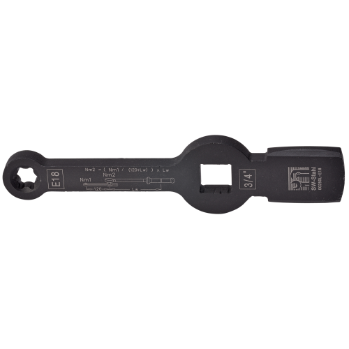 SW-Stahl 00250L-E18 Schlagringschlüssel, E-Profil, E18