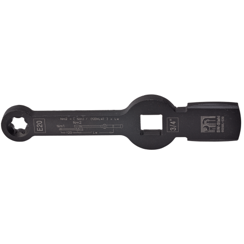 SW-Stahl 00250L-E20 Schlagringschlüssel, E-Profil, E20