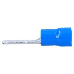 Cembre BF-PP12/25 plokščio kontakto kabelio antgalis, izoliuotas 23,4 mm ilgio mėlynas