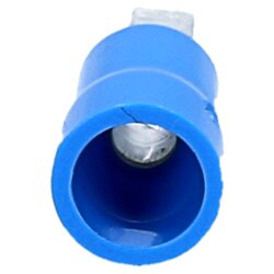 Cembre BF-PP12/25 plokščio kontakto kabelio antgalis, izoliuotas 23,4 mm ilgio mėlynas