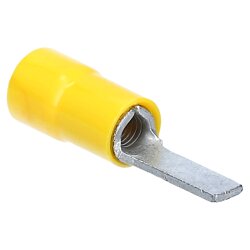 Cembre GF-PP12 ploščati kabelski čevelj, izoliran 27,4 mm dolg rumen