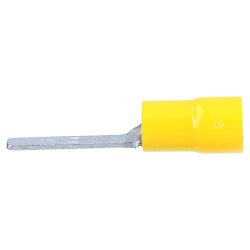 Cembre GF-PP17 flat pin cable lug insulated 33.2mm long yellow