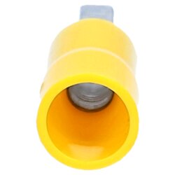 Cembre GF-PP17 flat pin cable lug insulated 33.2mm long yellow