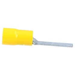 Cembre GF-PP17 flat pin cable lug insulated 33.2mm long yellow