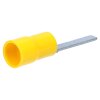Cembre GF-PP17 flat pin cable lug insulated 33.2mm long yellow