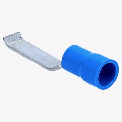 Cembre BF-PPL46 Flachstiftkralle isoliert 4,6mm breit blau