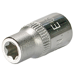 SW-Stahl 05460L ソケット レンチ インサート、1/4 インチ、E プロファイル、E6