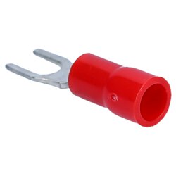 Cembre RF-U3 forked cable lug insulated U3 red